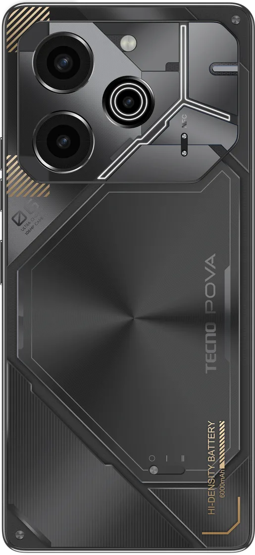 POVA 6 Pro — Meteor Grey. AMOLED, 108 MP.