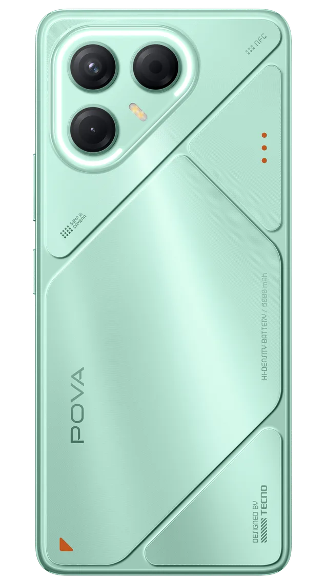 POVA 7 — Oasis Green. The line moves forward.